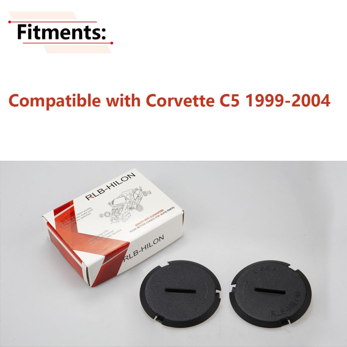 2PCS Headlight Adjuster Bezel Cover for Corvette C5 1997-2004