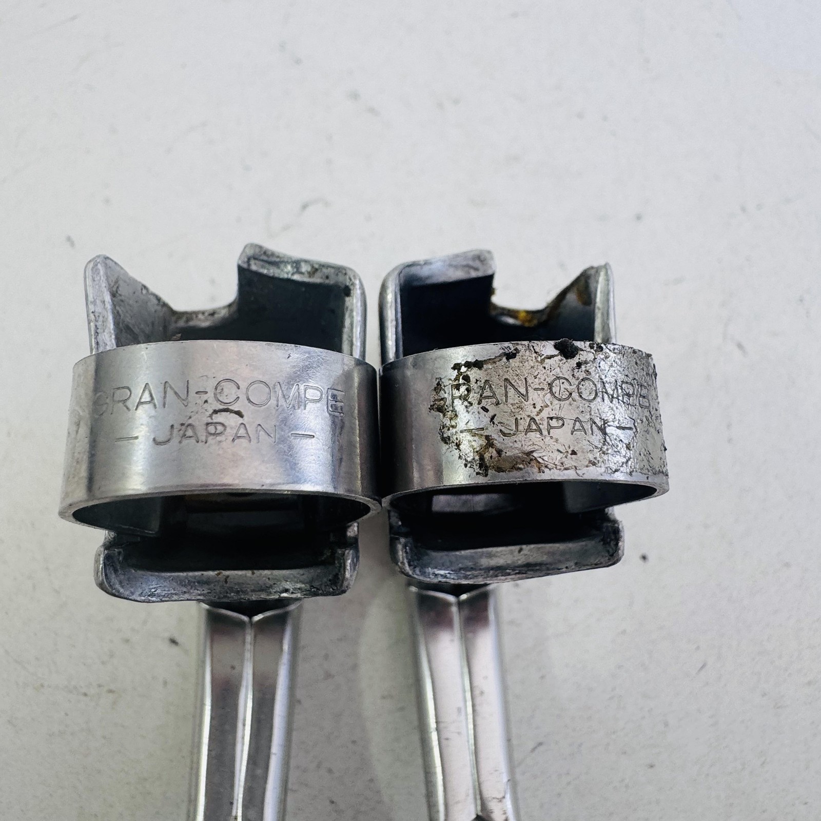Vintage Gran-Compe Brake Levers Pair 4-Finger Silver Japan Road Bike A81