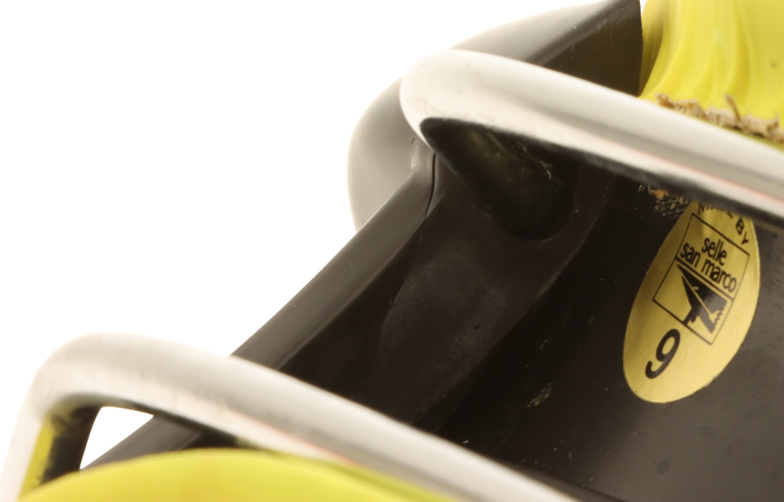 Selle San Marco Concor Supercorsa Confort Saddle Neon Yellow Shelfwear NOS NEW