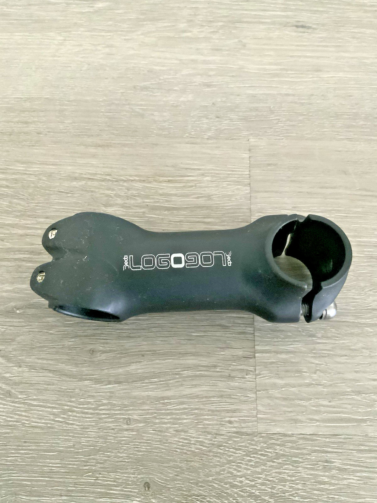 DEDA LOGO THREADLESS STEM 90 MM 1 1/8 INCH 31.8 MM CLAMP 168 GRAMS