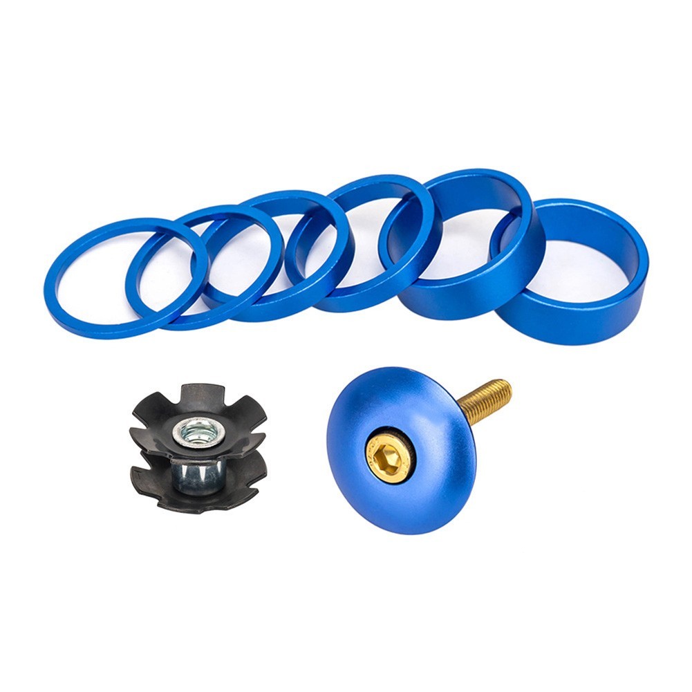 Bike Headset Washer Colorful Gold Purple Red 34mm Aluminum Alloy/steel