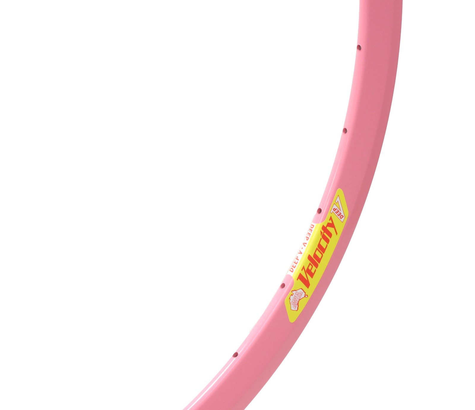 Velocity Deep V Alloy Rim 700c 32H Pink NMSW Australia Road Bike NEW NOS