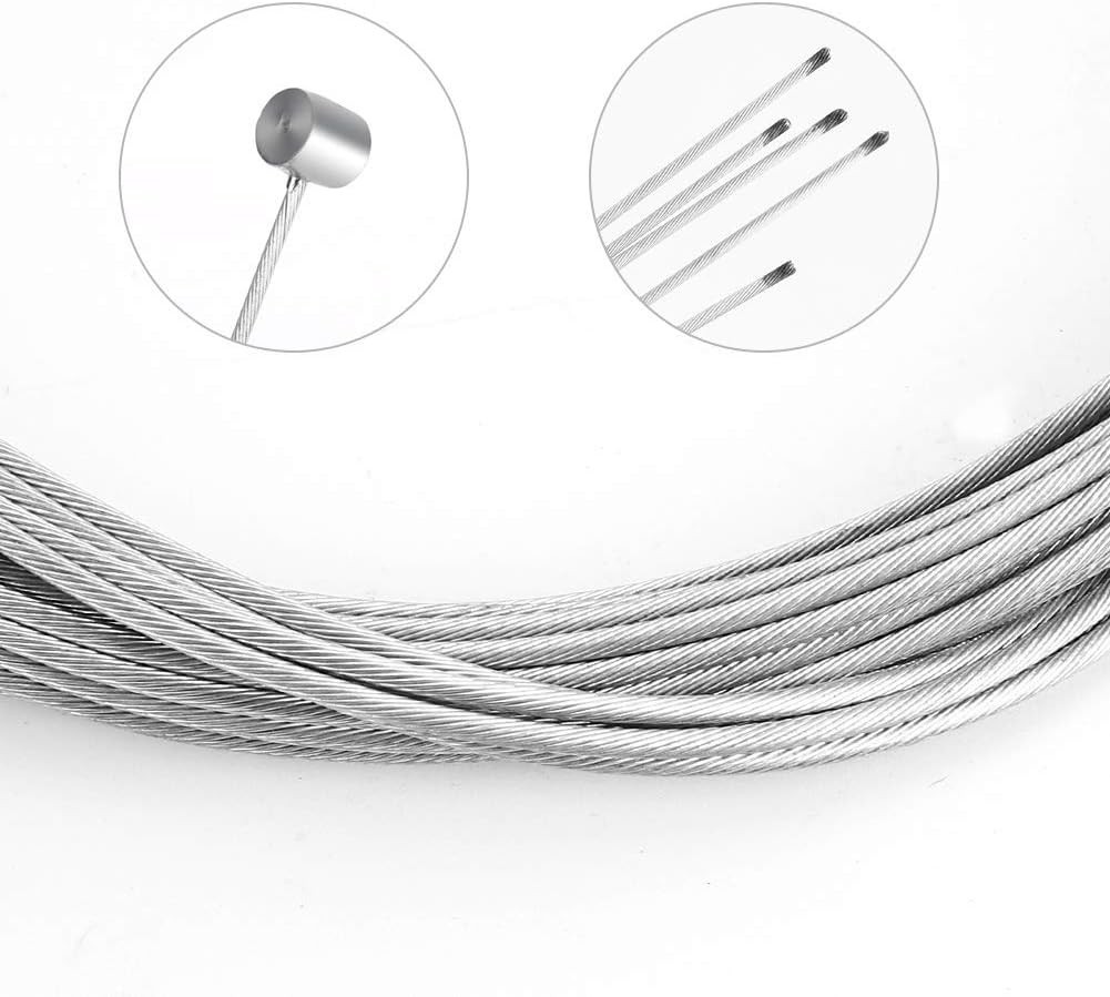 10PCS Bike Brake Cable Set – Durable Zinc-Coated for Smooth Braking
