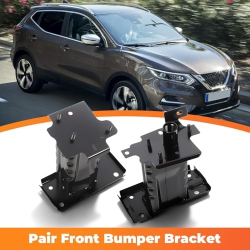 1 Pair Front Bumper Mounting Brackets Compatible with 2014-2019 Rogue Left and