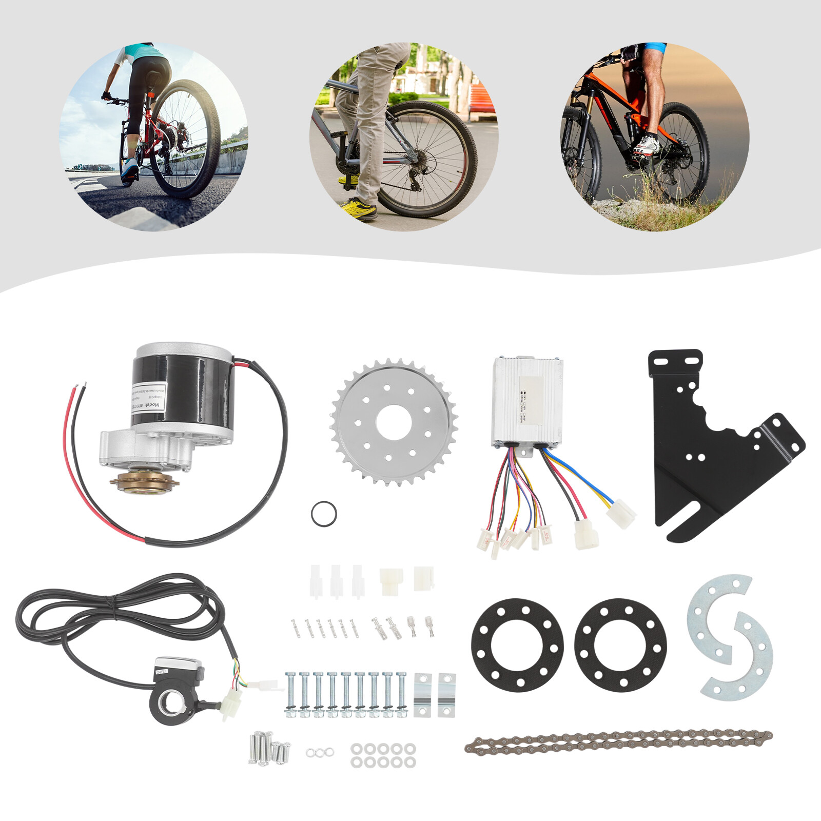 24V 350W Electric Bike Conversion Kit, Motor Electric Bike Conversion Set