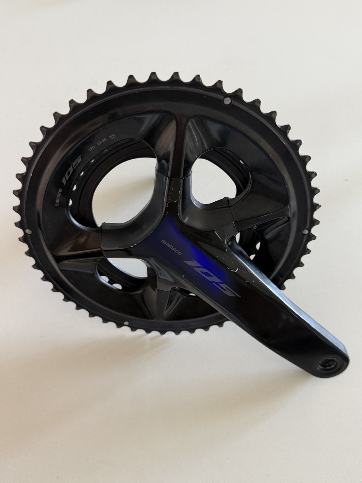 Shimano 105 FC-R7100 172.5 mm 52/36T 4iiii PRECISION 3 Power Meter Crankset 12-S