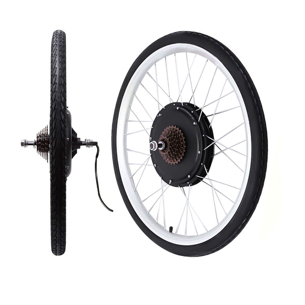 1000W 48V 26» Electric Bicycle Conversion Kit DIY E-Bike Rear Wheel Hub Motor