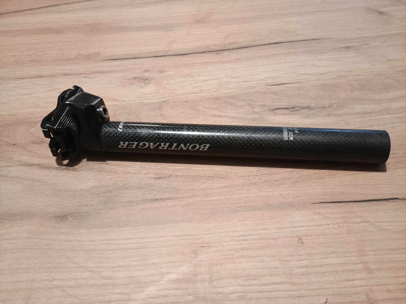 Nos Vintage Bontrager Carbon Seatpost 27.2 New Mint Black 225mm 209g Seatpost