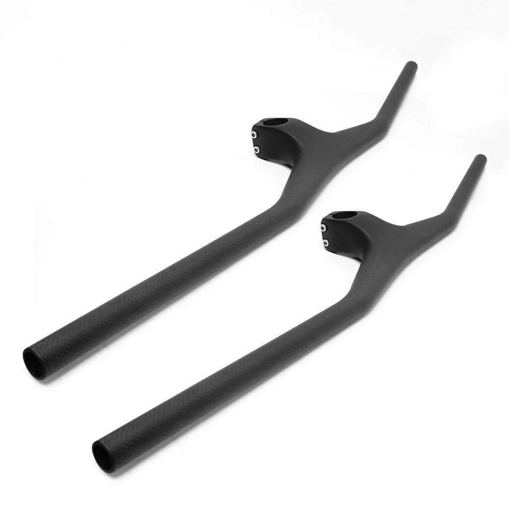 MTB Mountain Bicycle Carbon Riser Handlebar 3K UD Glossy Integrated Handle Bar