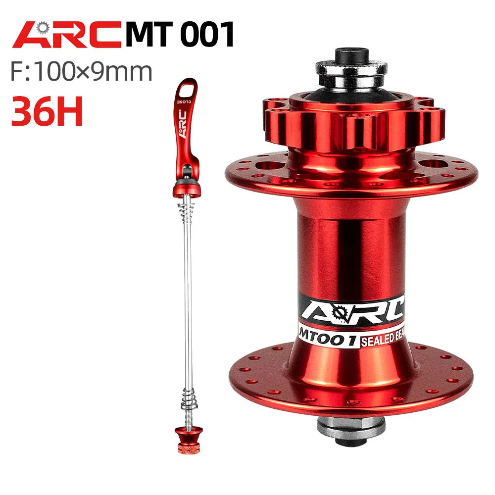 MT001 MTB Mountain Bike Hub 32 36 Holes 9X100 Front 10X135 Rear QR Axle 6 Bolt D