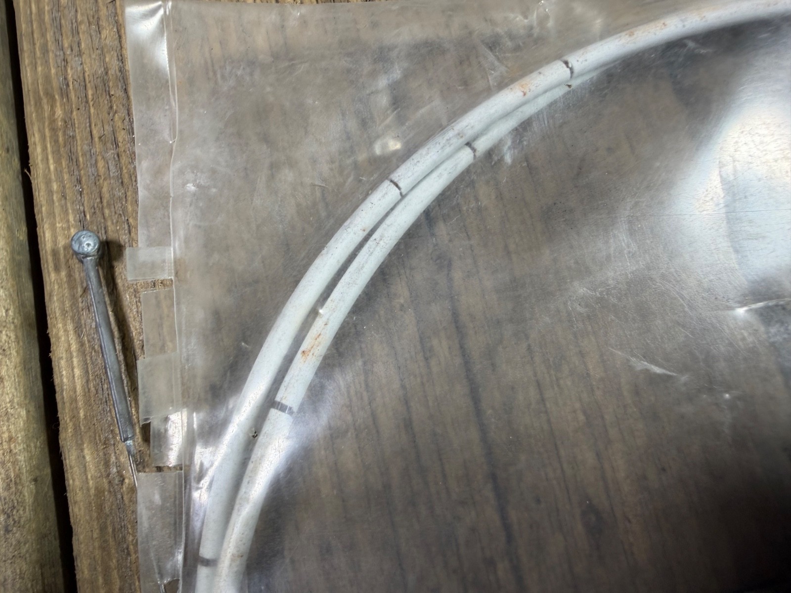Vintage Shimano Positron Cable CRACK Housing Solid Wire Japan 1550 mm Positronic