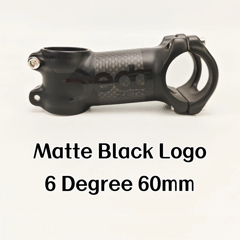 Carbon Road MTB Bicycle Stem 31.8*60-120mm 6/17 Degrees Angle Bike Parts