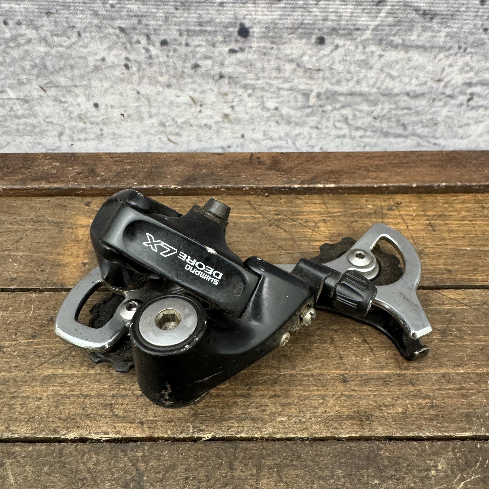 Vintage Shimano Deore LX RD-M567 Rear Derailleur 7 Speed MTB Japan Black 290g