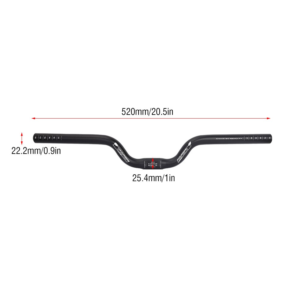 FMF Aluminum Alloy Bike Handlebar For Mountain Biking VWVM