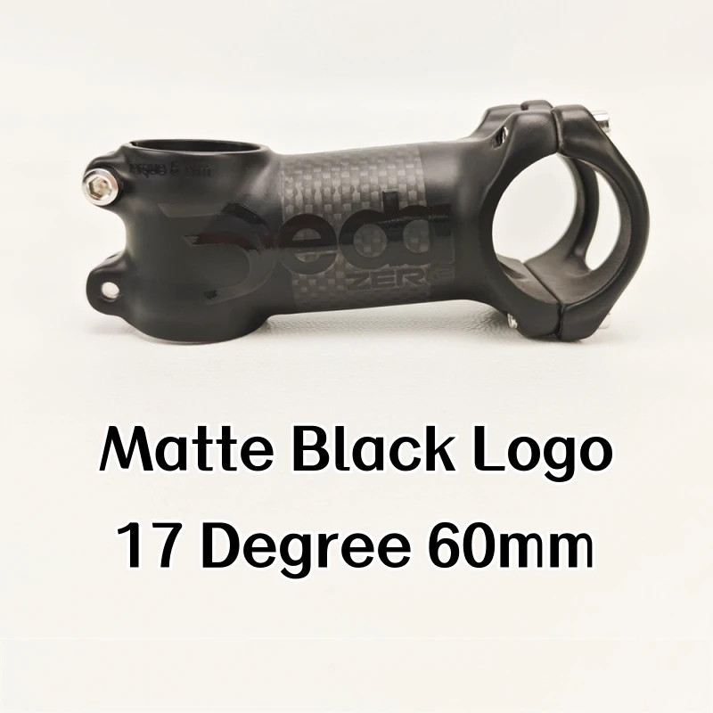 Carbon Road MTB Bicycle Stem 31.8*60-120mm 6/17 Degrees Angle Bike Parts