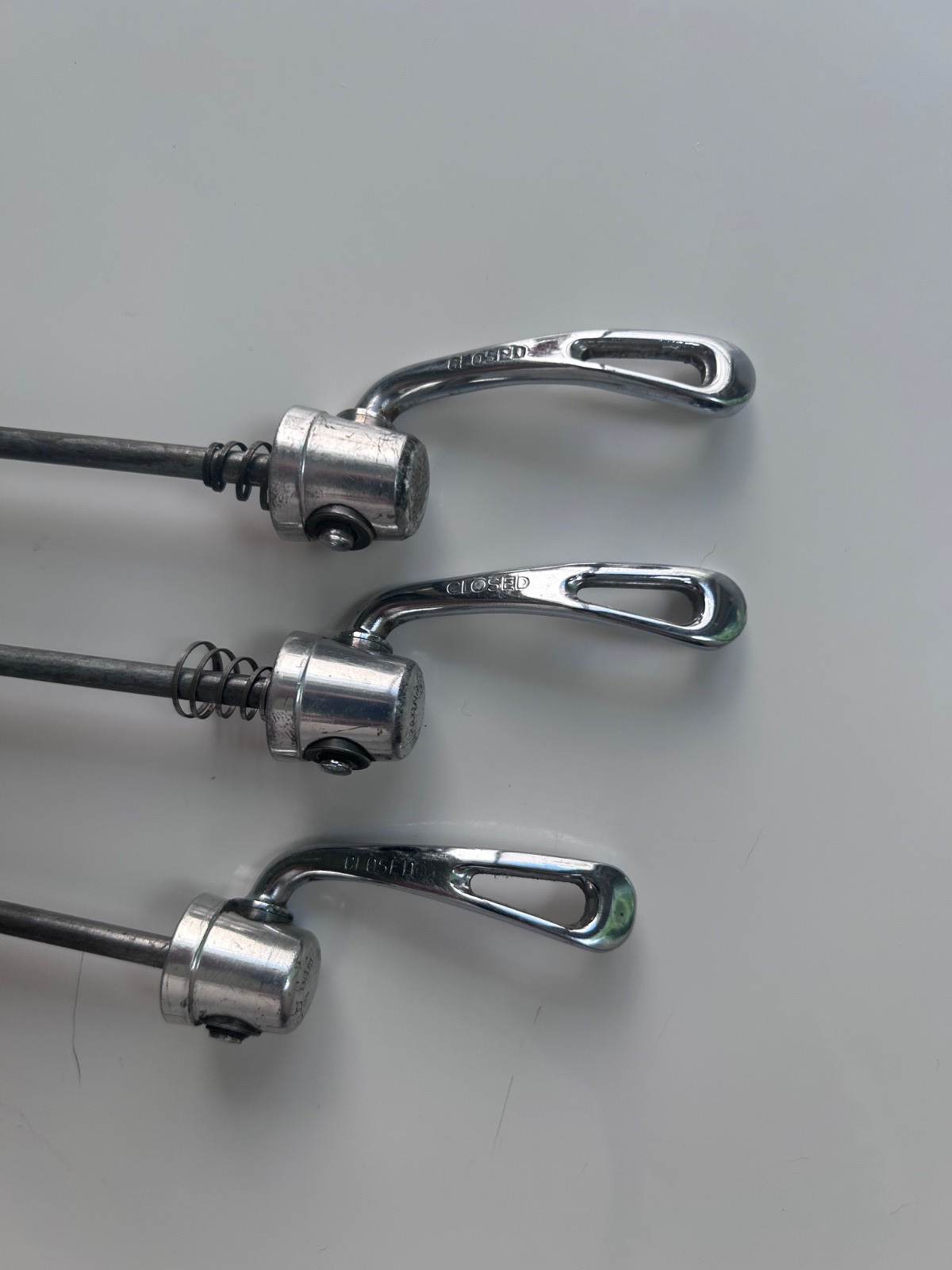 Campagnolo Record Quick Release Skewer QF/QR-RE121 ? Lot Of 3 Front & Rear READ