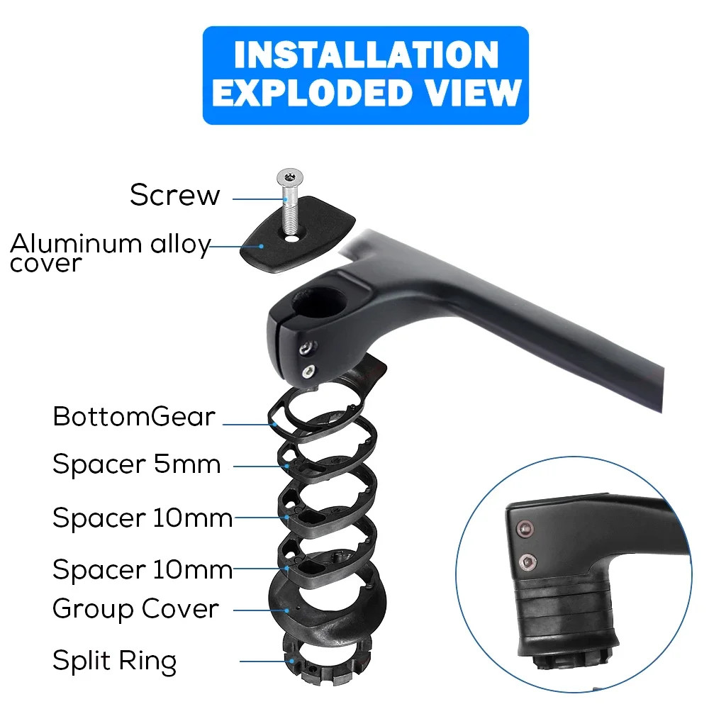 Road Bike Internal Cable Integrated Drop Bar Full Carbon Fiber Bicycle Handlebar