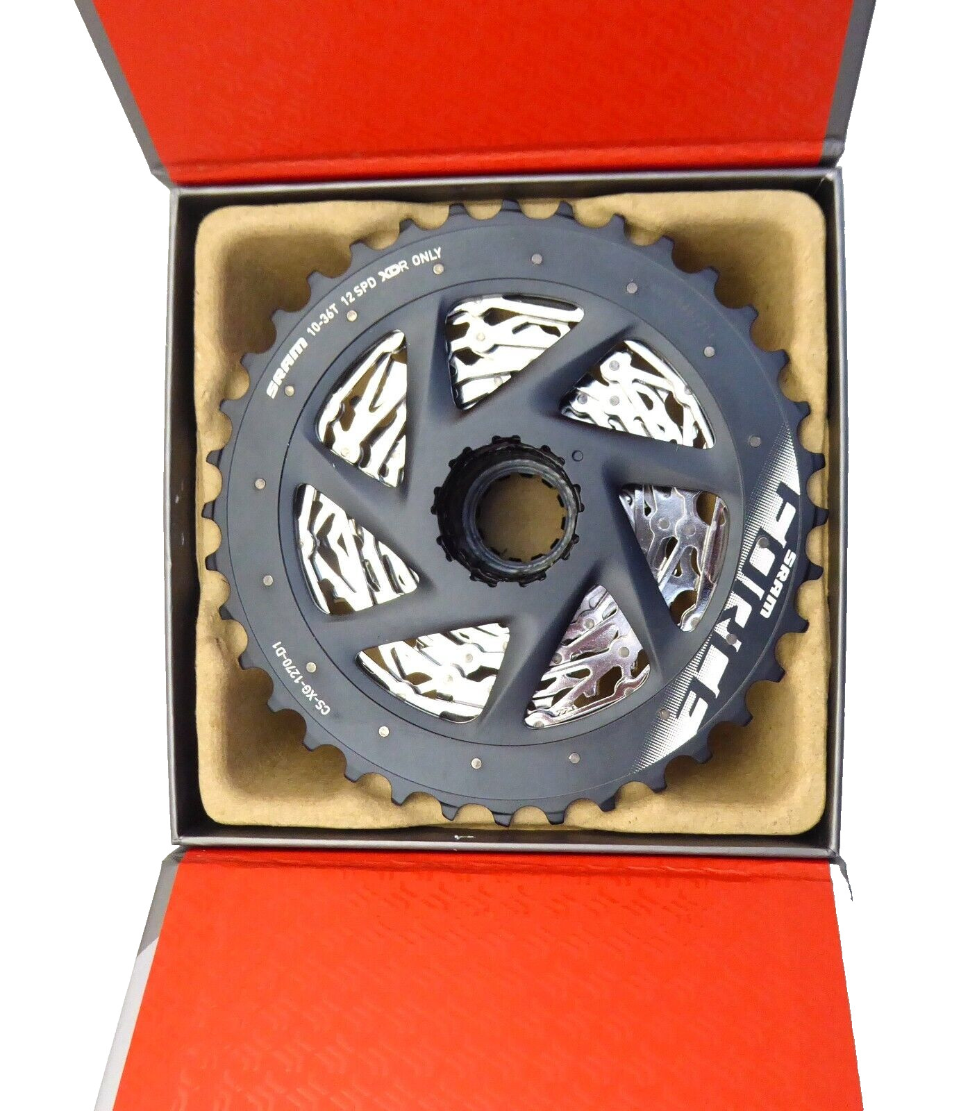 SRAM Force XG-1270 AXS XDR Bike Cassette 12 Speed 10-36T Silver/Black