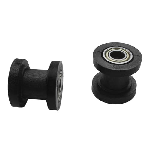 Motorcycle Aluminum Plastic Chain Guard Guide Protector+8M 10M Chain Black