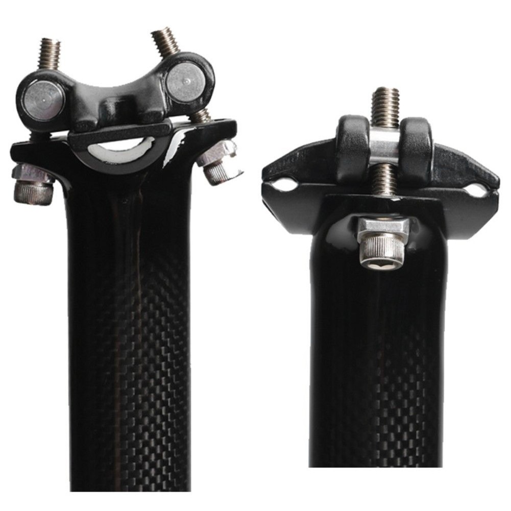 Full Carbon Bicycle Seatpost MTB Road Bike Seat Tube 27.2/30.8/31.6mm*350/400mm