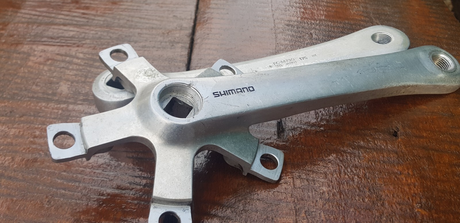 Vintage Shimano Deore XT FC-M730 175mm Crankarms 7M