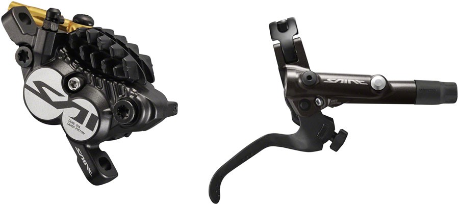 Shimano Saint BL-M820-B/BR-M820 Disc Brake and Lever – Rear, Hydraulic, Post Mou