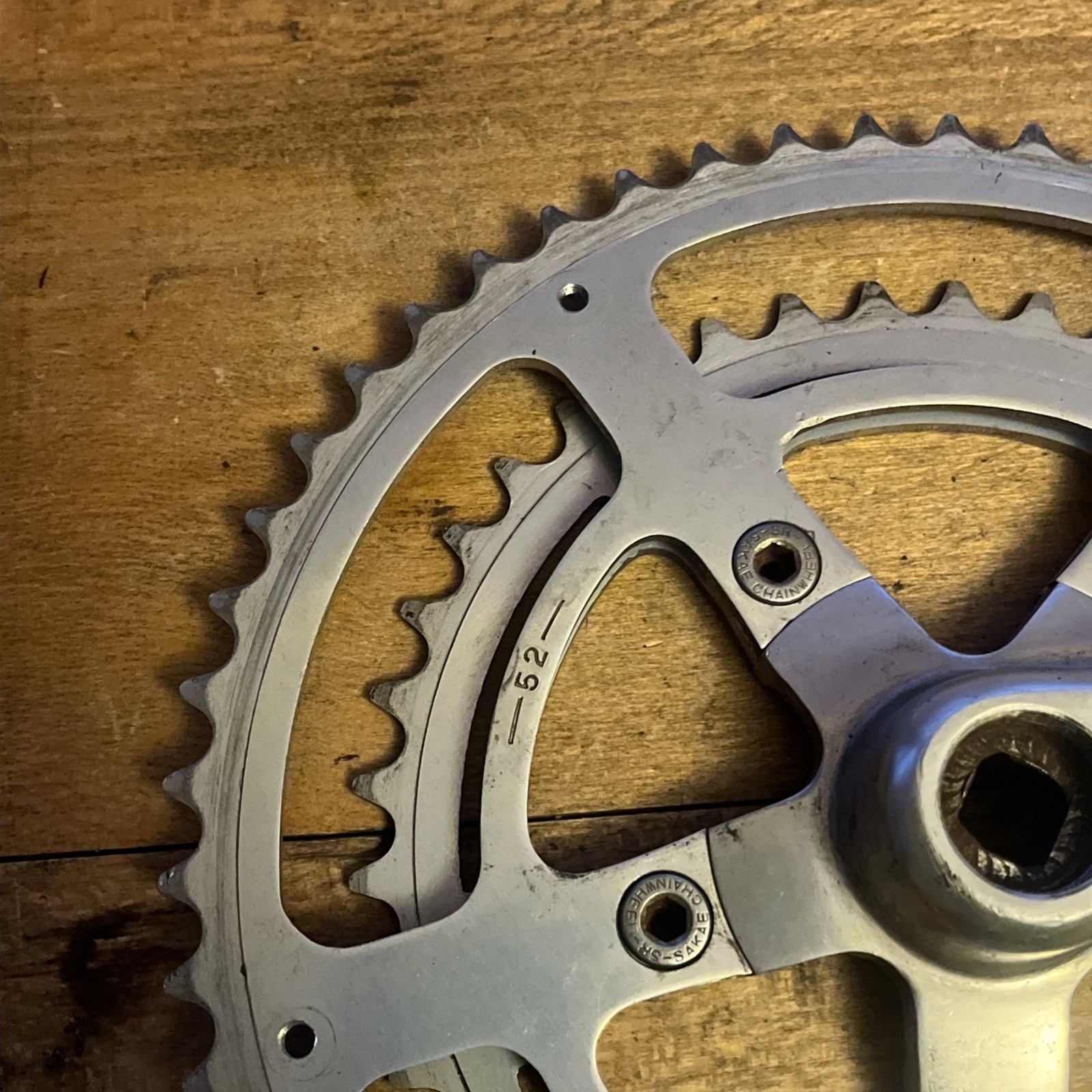 Vintage SR Apex Drive Side Crank 170 mm 86 BCD 52/40 T 70s 80s Road Japan