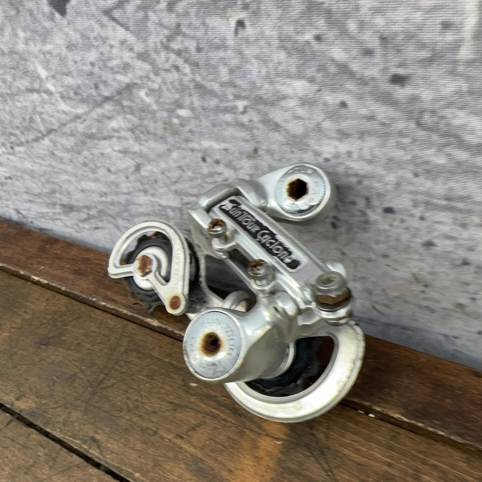 Vintage SunTour Cyclone Rear Derailleur Long Cage Parts Japan Road Bike 70s