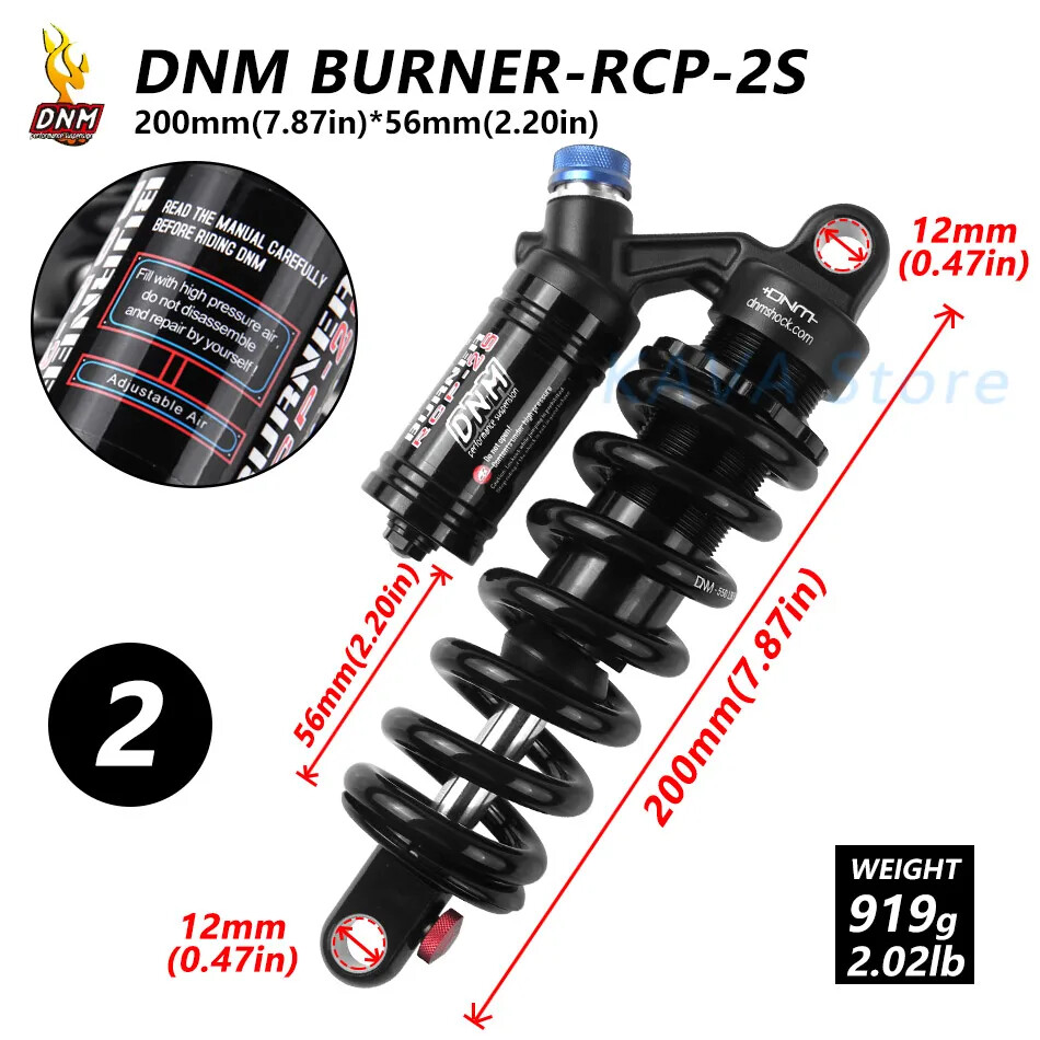 MTB Bike Downhill DH Rear Shock 190mm 200m 220mm 240mm 550 Lbs New Model Type