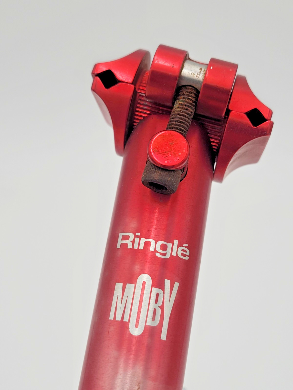 Vintage Ringle Moby Seatpost 27.2 Red Faded CUT