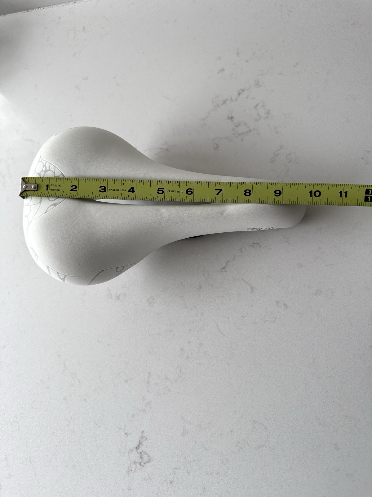 Terry Butterfly Women’s Bicycle Seat Ergonomic Cutout – FEC Alloy Rails – White