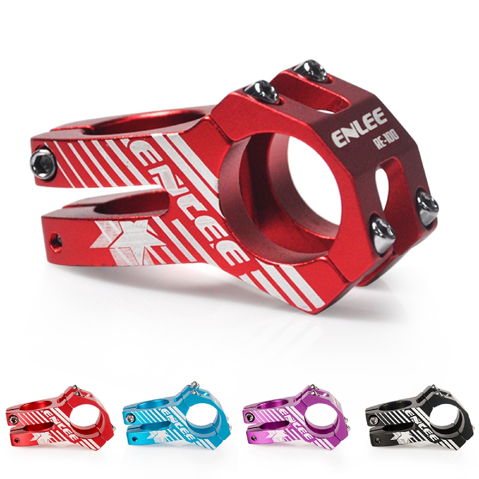 ENLEE Bicycle Short Handlebar Stem 31.8mm 45mm Aluminum Alloy 1-1/8″ Road Bike
