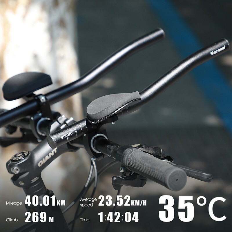 Rest Bicycle Handlebar Clip on Aero Bars Road Bike Extension Triathlon Aerobars