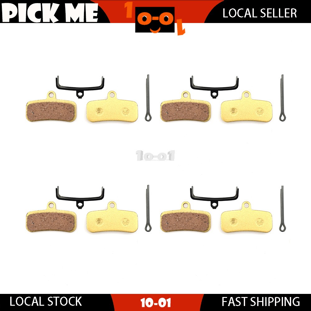 4 Pairs Full Metal Bicycle Bike Disc Brake Pads For Tektro Gemini SL HD-M535