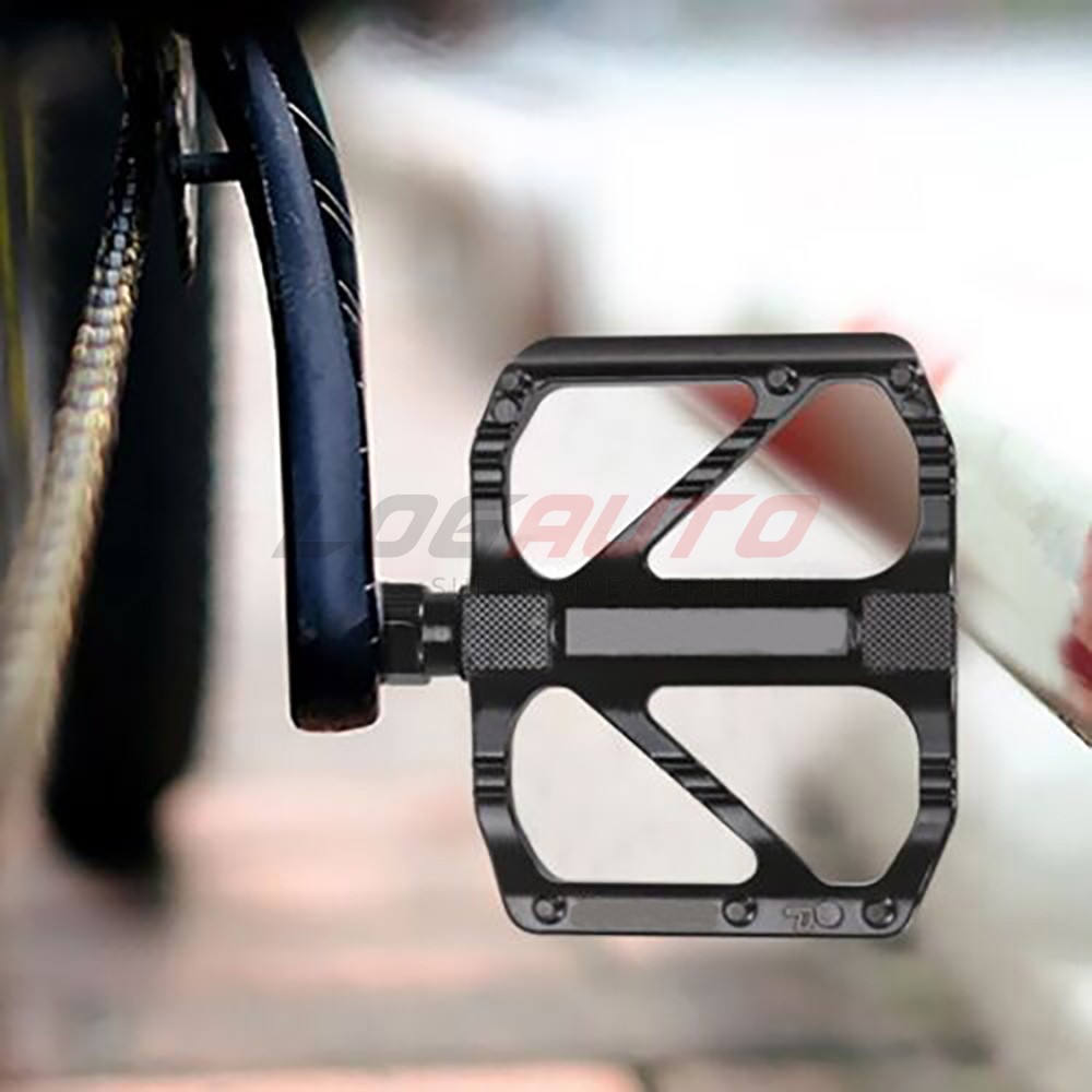 Non-Slip Bike Pedal DU Bearing Lightweight Road Pedals Sealed Flat Platform L+R
