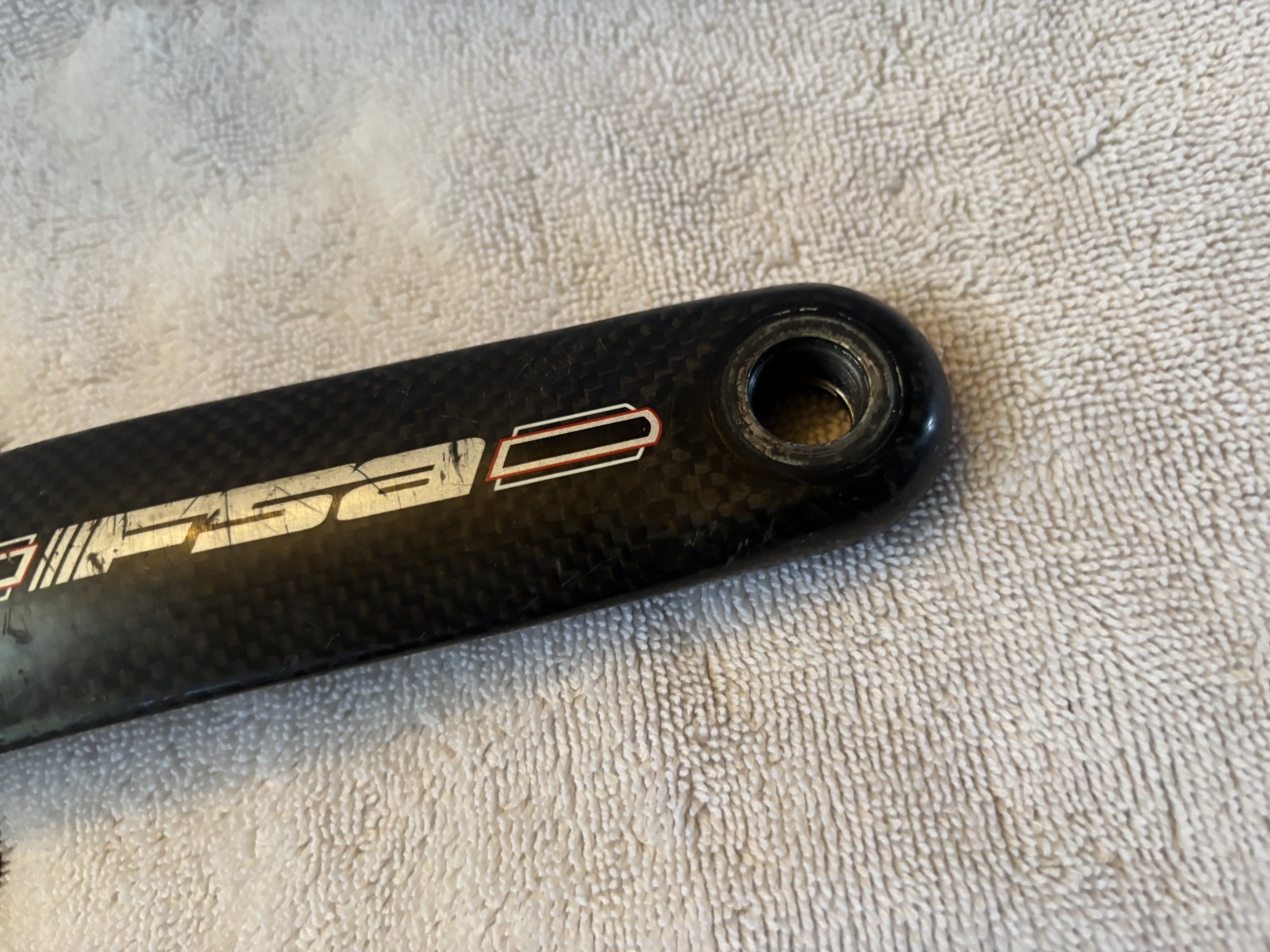 FSA Carbon Pro Team Issue Crankset 175mm with Carbon Spider –VG-EX