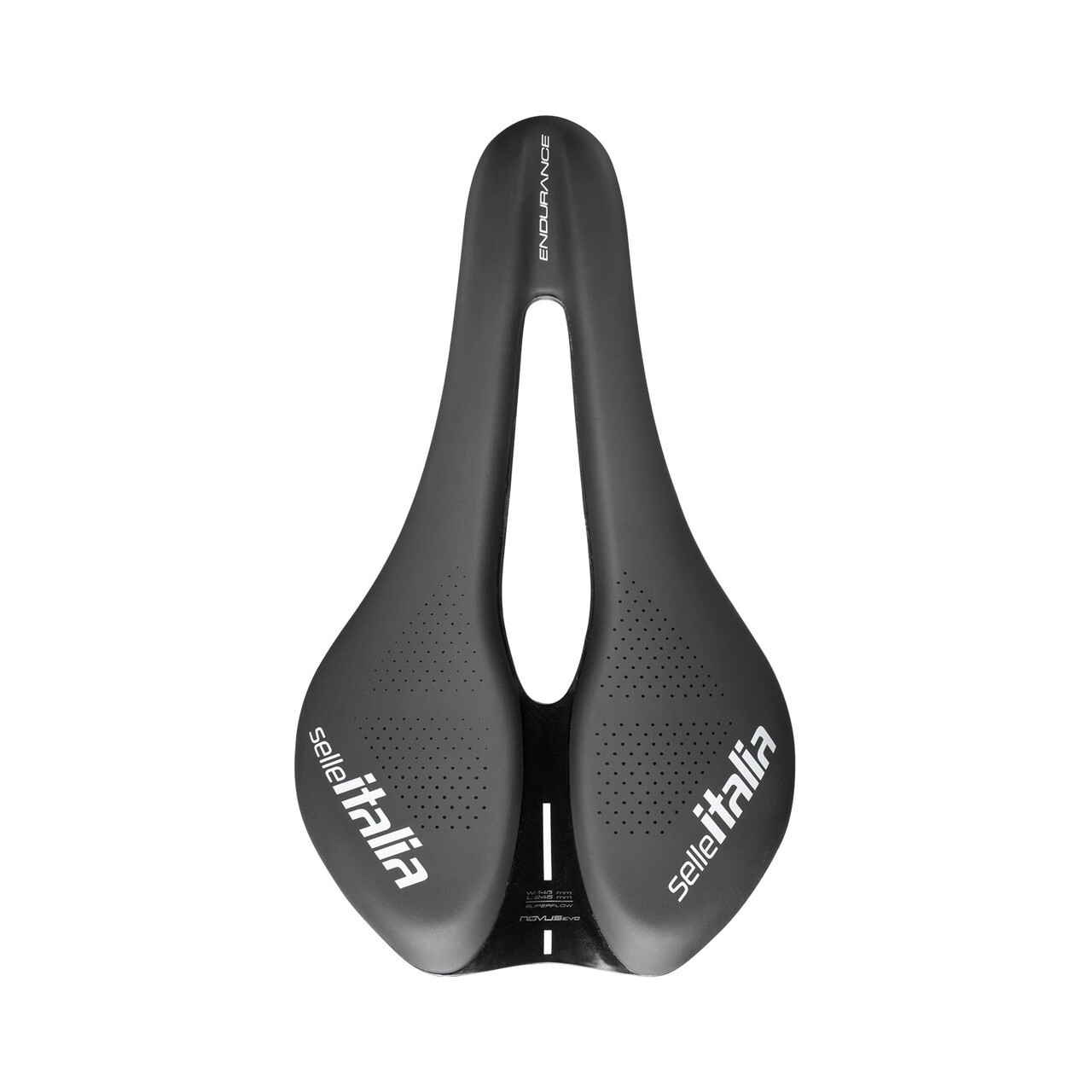 Selle Italia saddle NOVUS BOOST EVO ENDURANCE TM SUPERFLOW L3 145 x 245 mm size