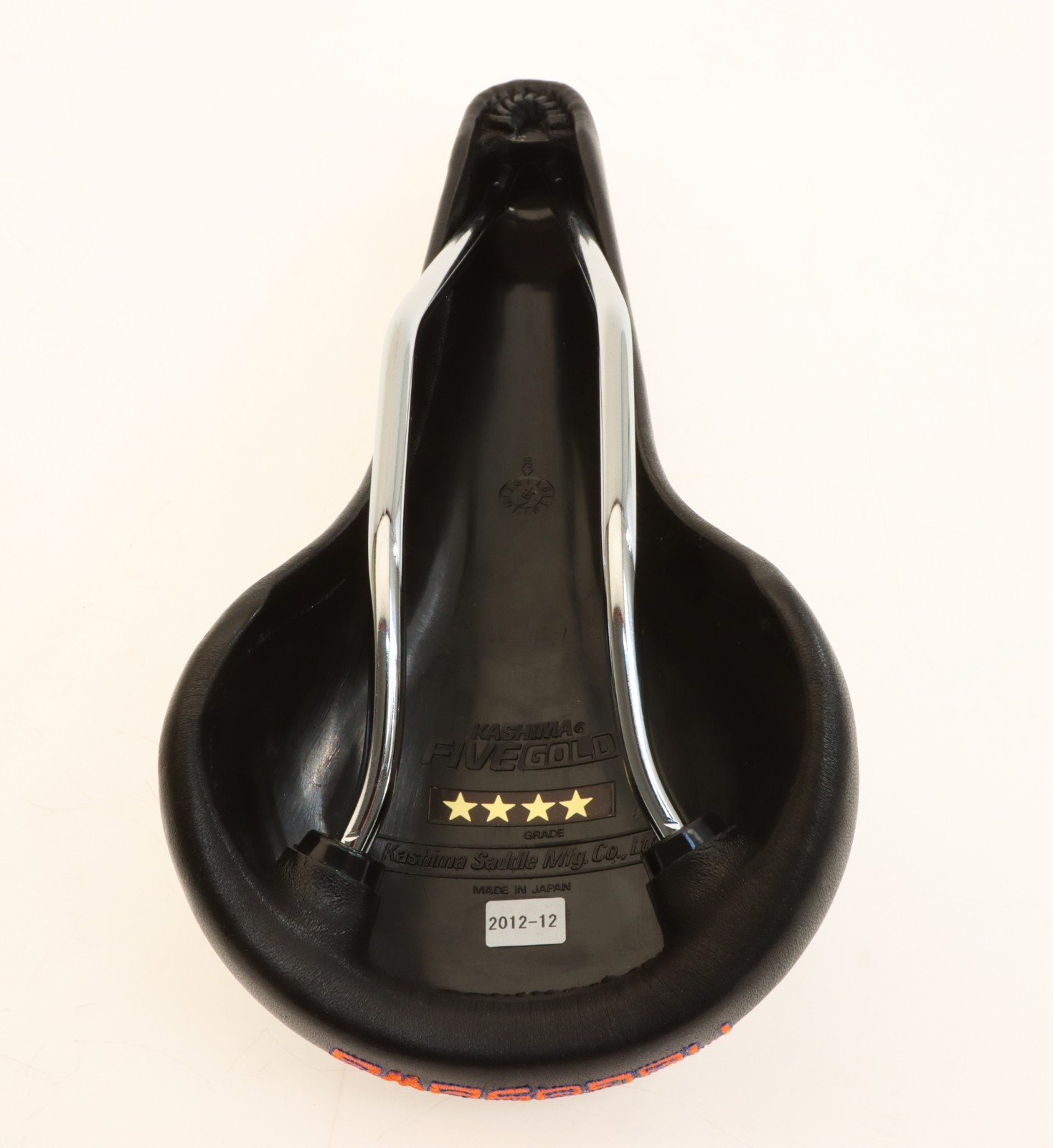 Kashimax x Nagasawa NK-1/AE Leather Padded Saddle LIMITED EDITION Black NEW NOS