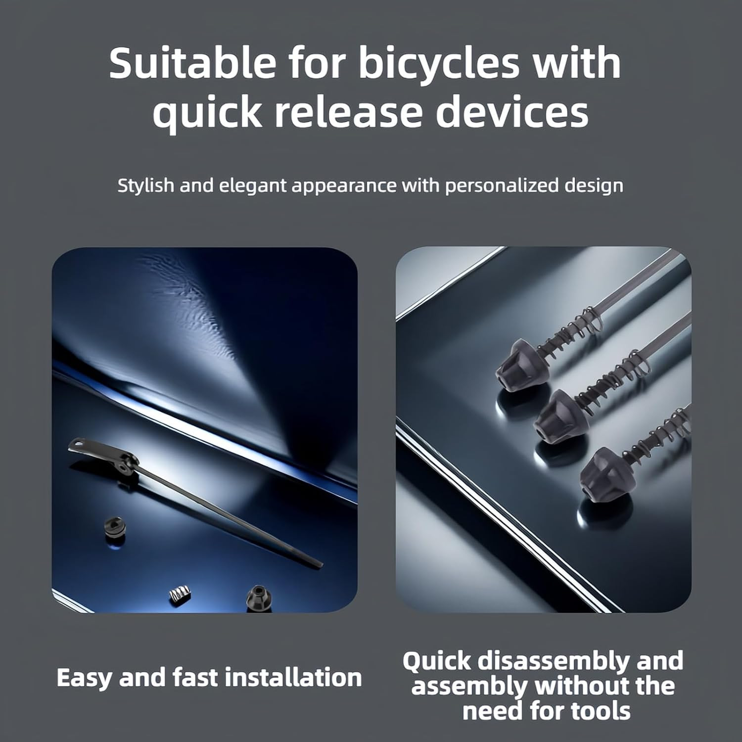 Bicycle/Bike Axle/Quick Release Wheel Hub Quick Release Skewers Set Generic