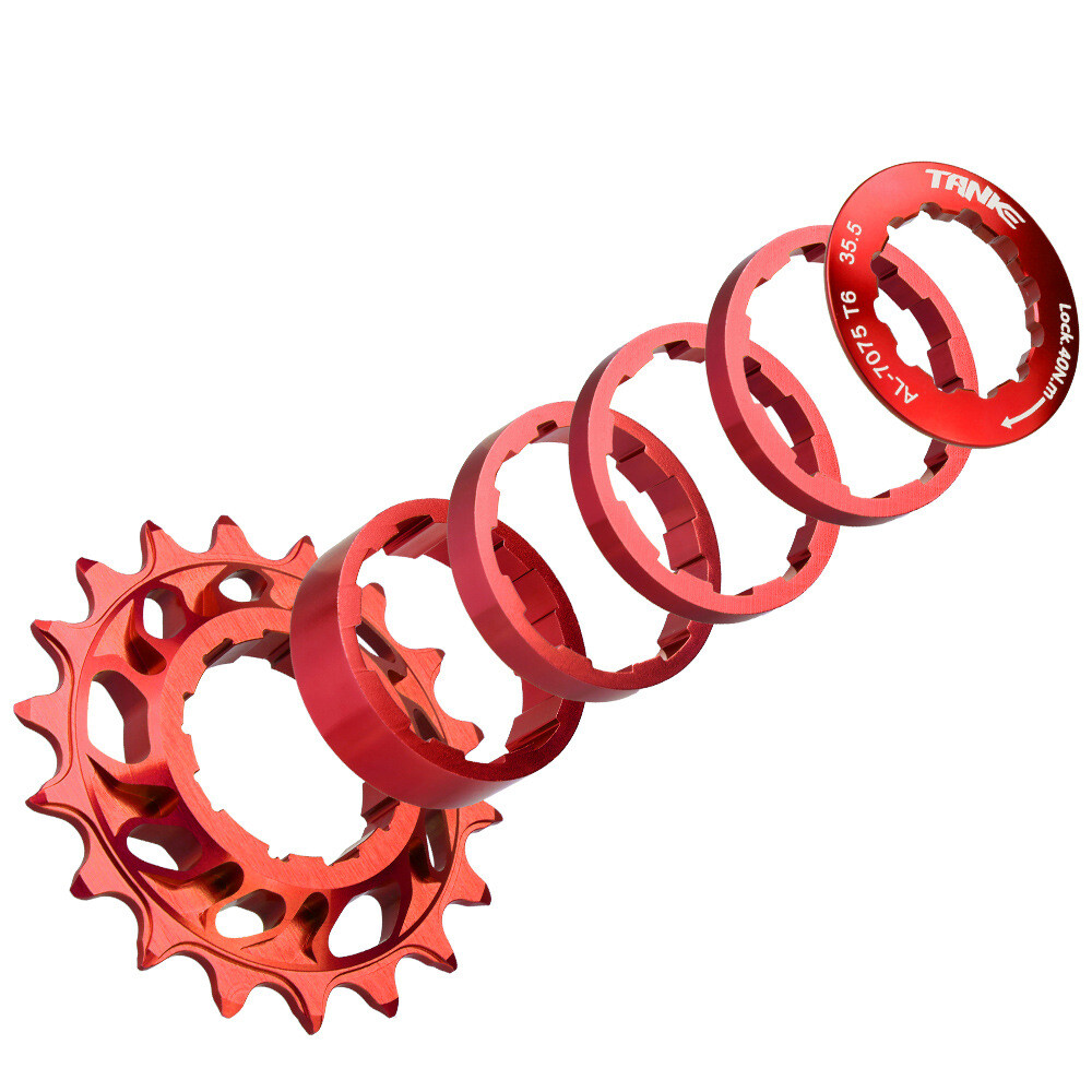 18T Cassette Cog Sprocket Bike Clutch Gear Drive Sprocket 7075 aluminum alloyOb