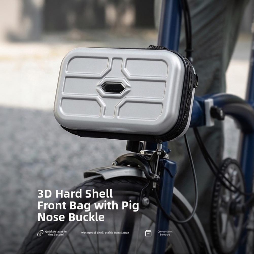 188x119x60mm Front Storage Bag for Brompton with Pig Nose Mount Bracket