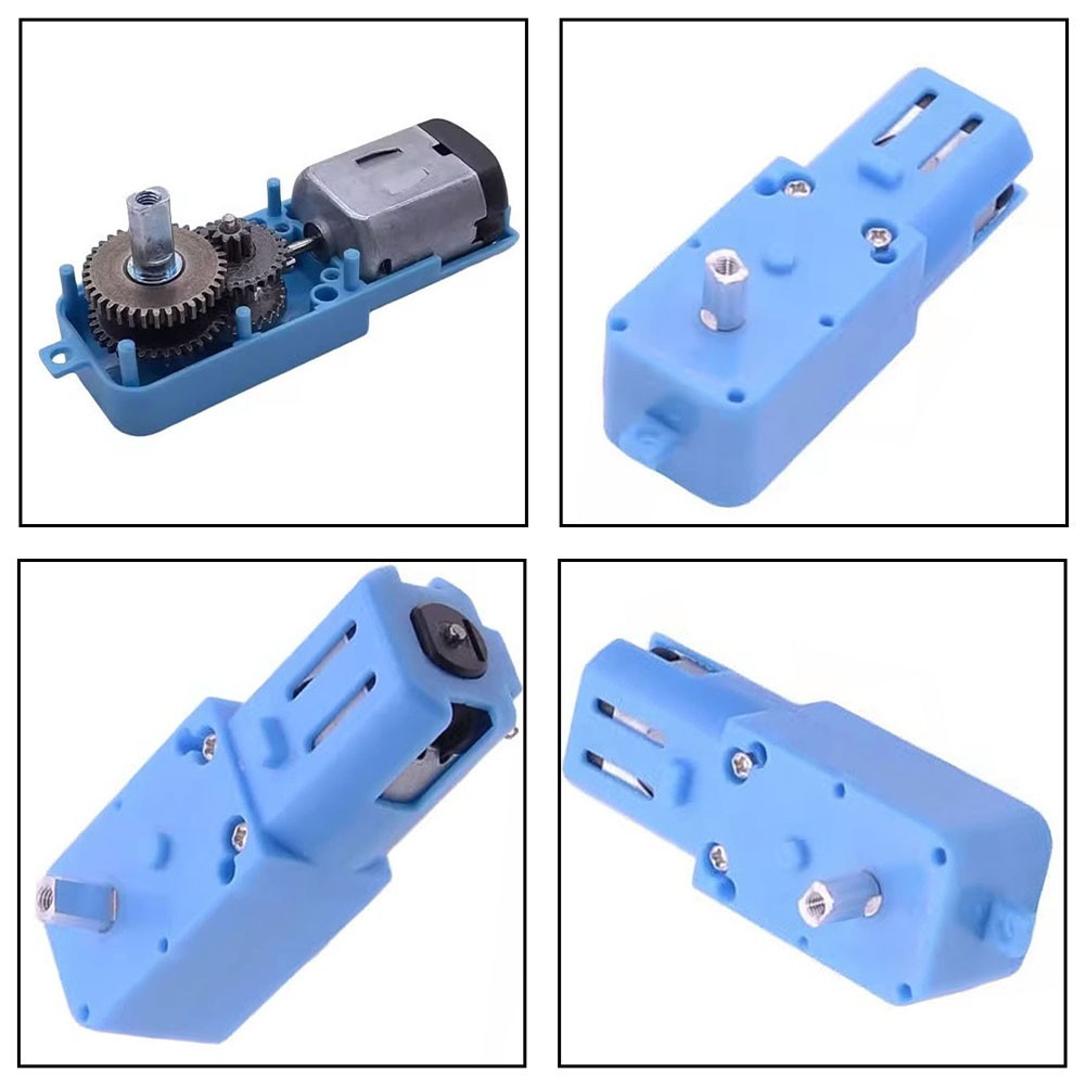 DC Gear Motor Compatible with For TT 3-6V 110 RPM Single Shaft 1:90 Ratio