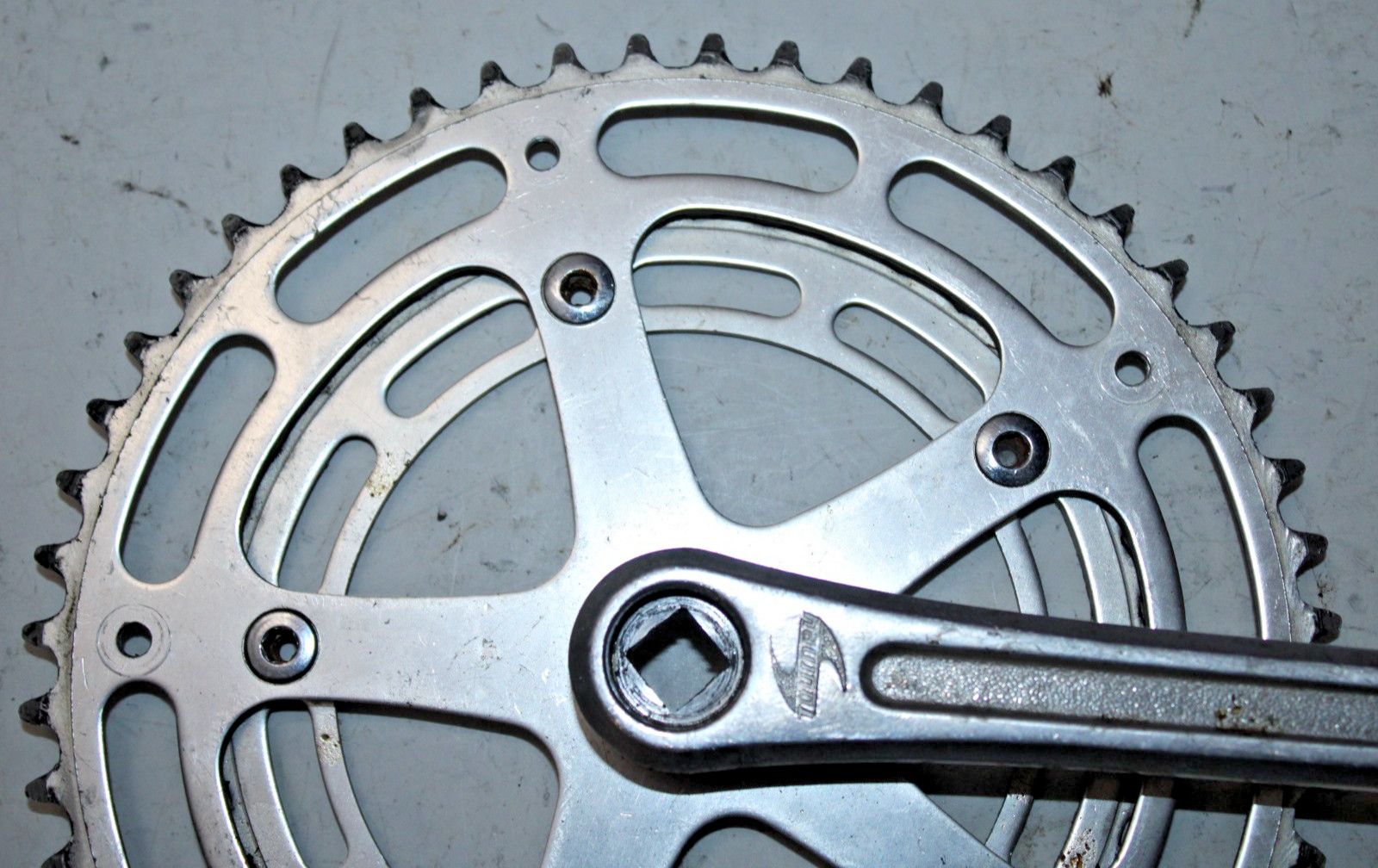 Vintage Shimano Tourney Double Drive-Side Crank-Arm 170mm 52/40T BCD130 Takagi ~