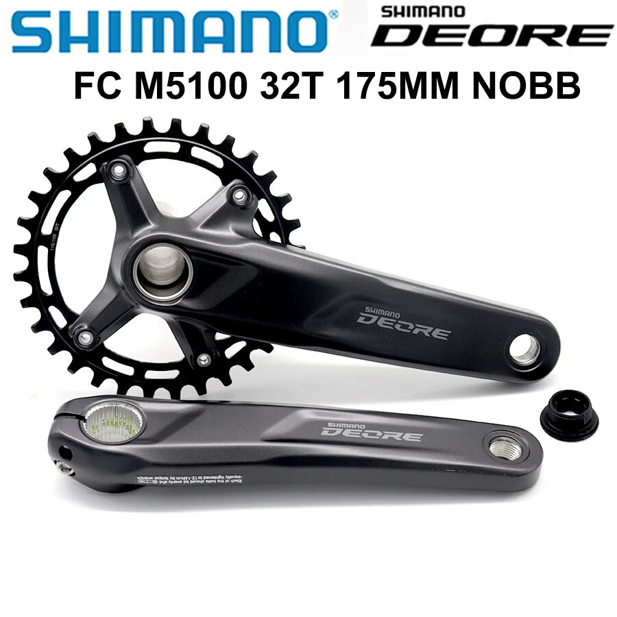 Bicycle Crankset M5100 1*11-Speed Crank Arm 175MM 170MM 32T 34T Chainring