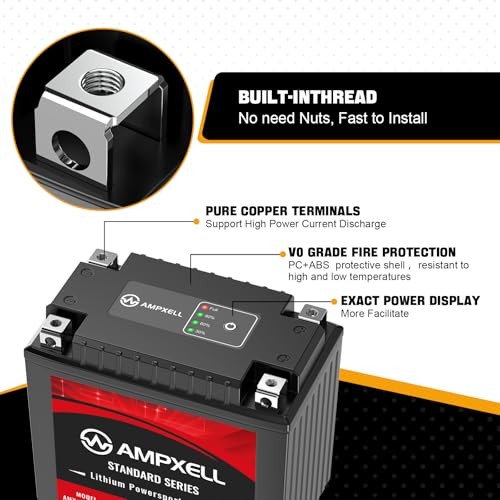 YTX20L-BS Lithium Motorcycle Battery 12V 720A 12Ah YTX20L-BS 12V 720A 12Ah[- +]