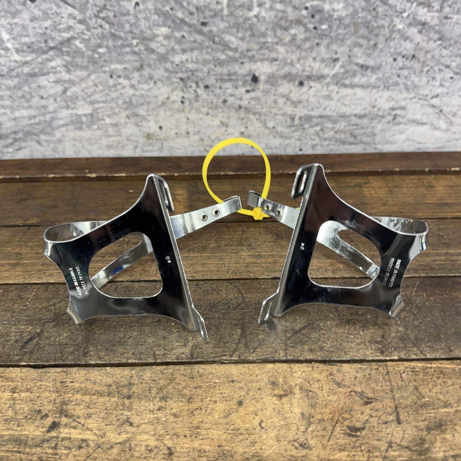 Vintage Christophe Special Toe Clips Silver Steel NOS 80g Road Track France
