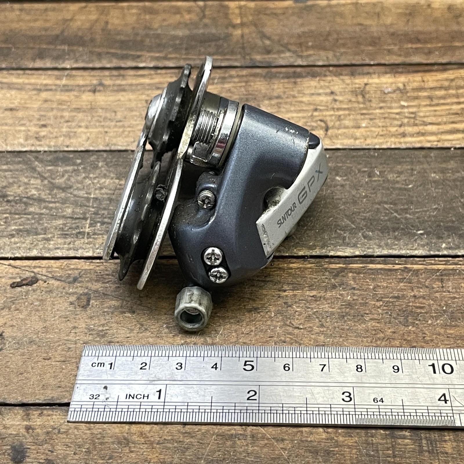 Vintage SunTour GPX Rear Derailleur Short Cage Hanger Silver Japan Road 220g