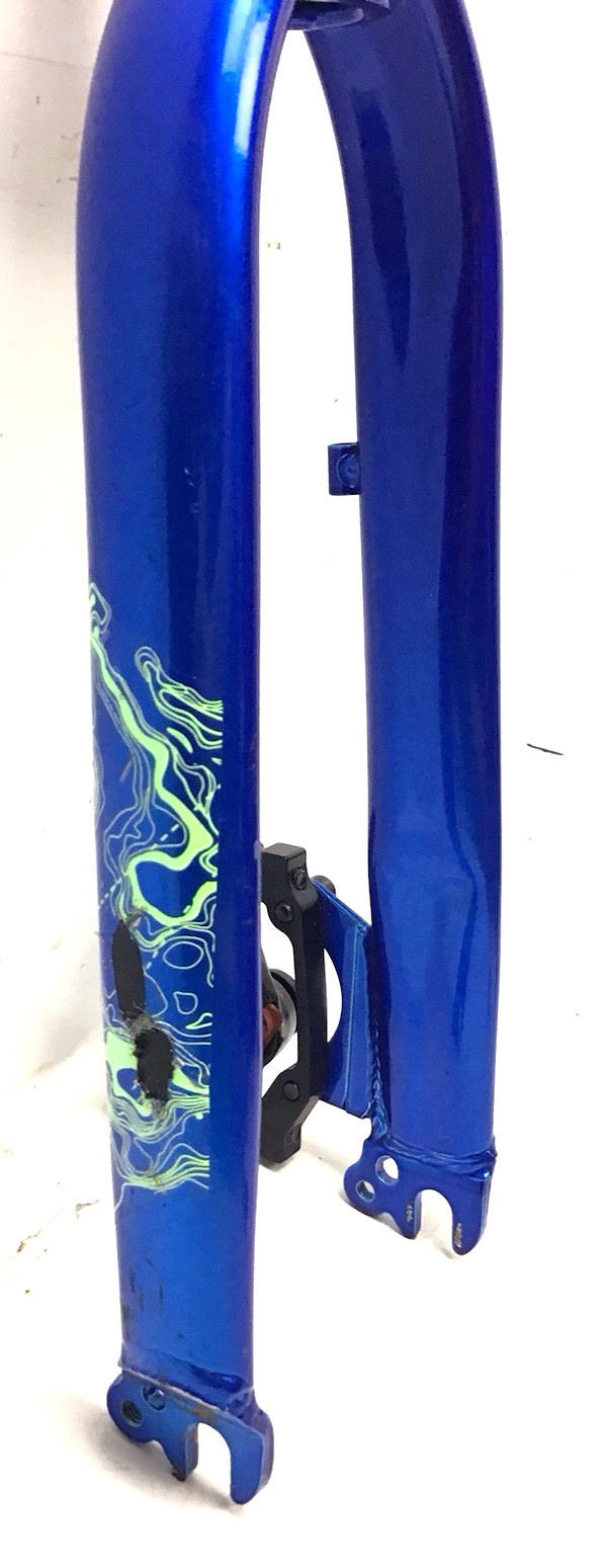 20″ Wheel Threadless Disc Fork 20 in 1-1/8″ with Headset, Disc Brake, Stem #9
