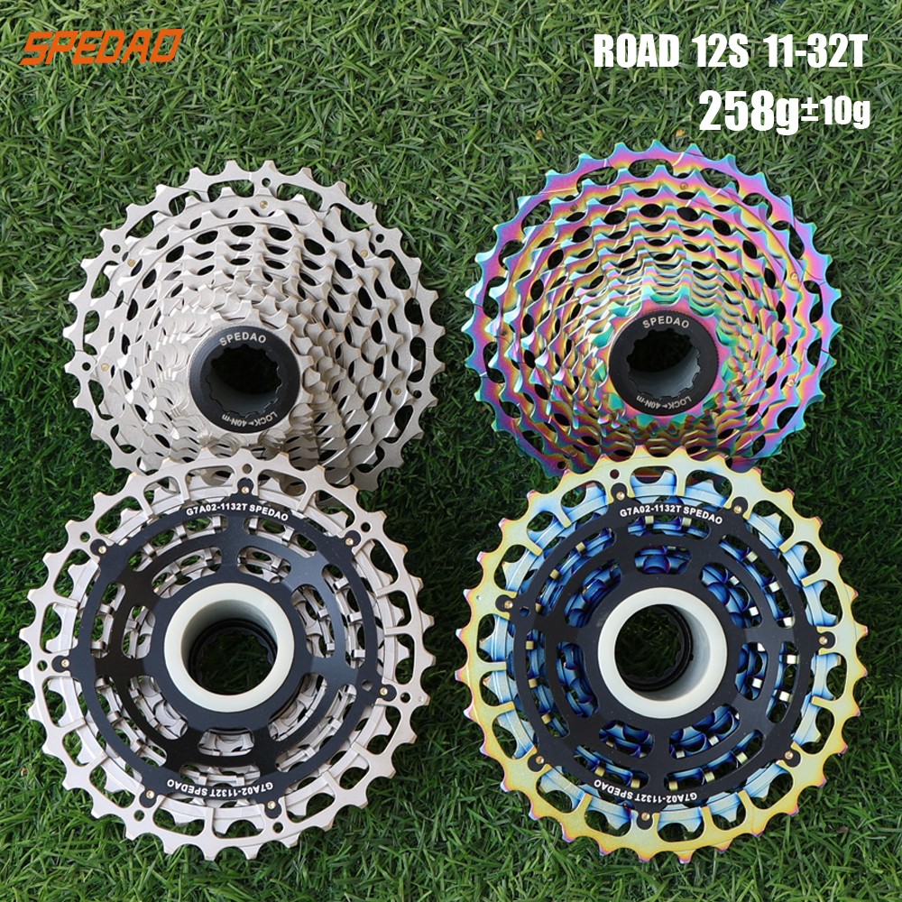 12 Speed Road Cassette 11-32T & Chain 126L Combo DLC CNC 228g for Shimano SRAM