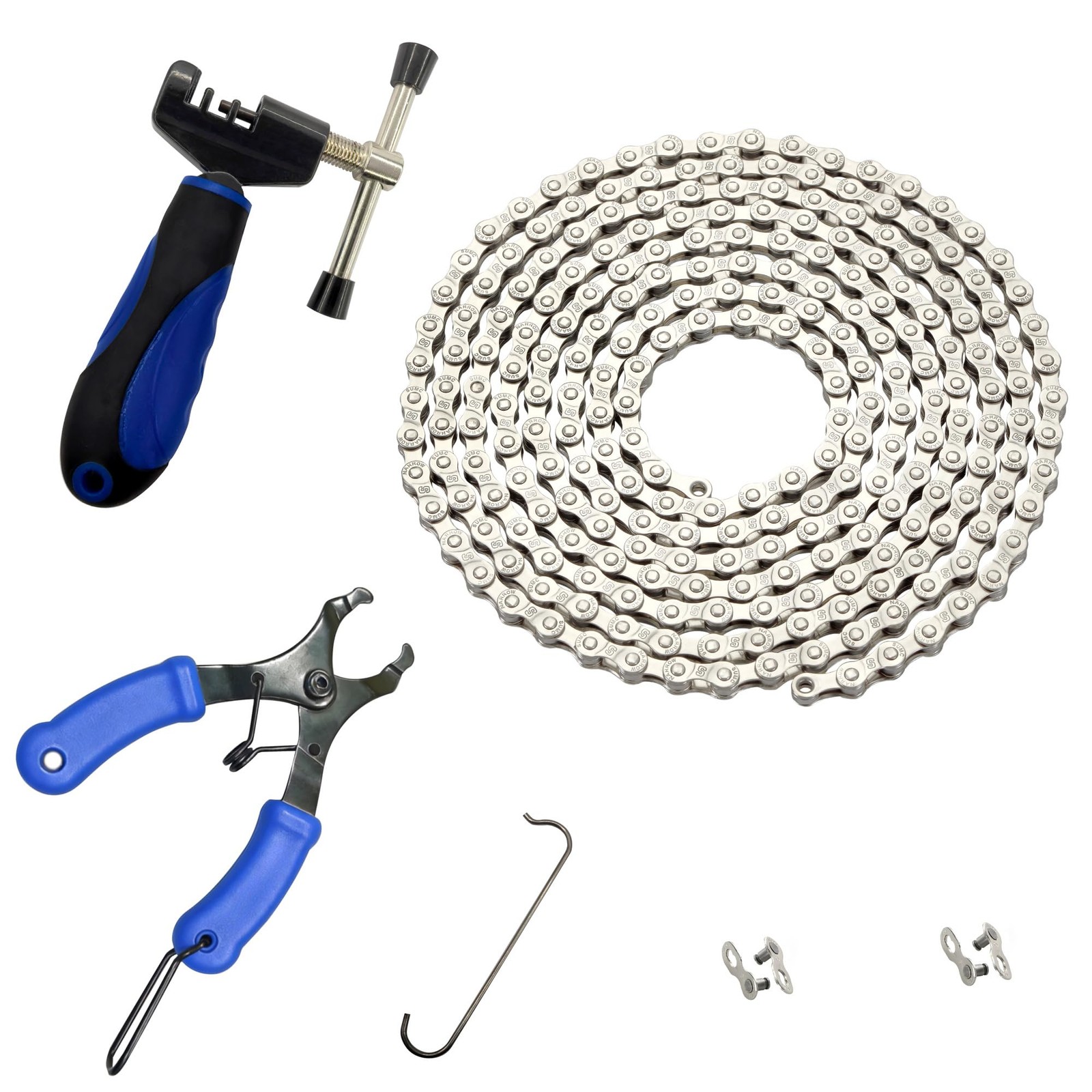 Bike Chain 6/7/8 Speed 126 Replacement Kit 126 Links